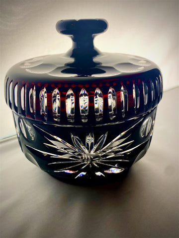 Covered Candy Copper Ruby 6 inch