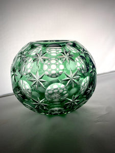Rose Bowl Star & Eye Green 6 inch