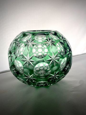 Rose Bowl Star & Eye Green 6 inch