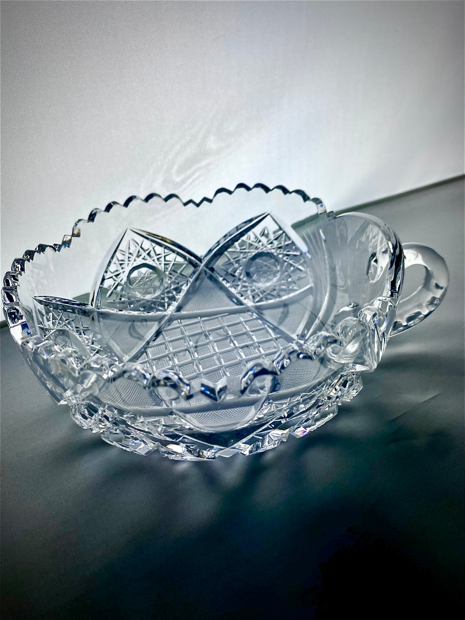 Chantilly Handled Candy Dish 6 inch